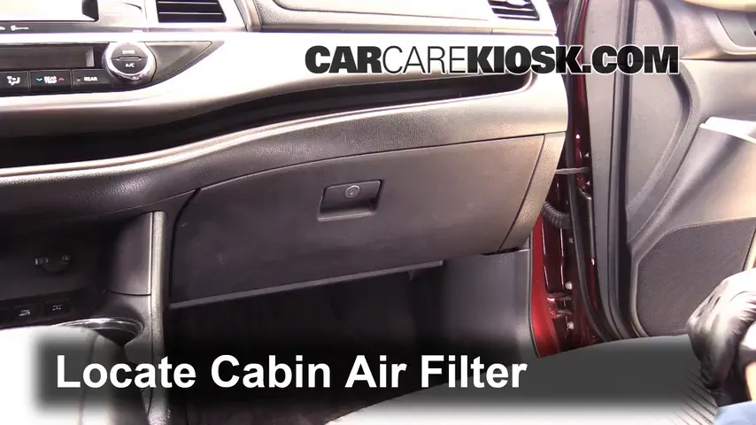 2014 Toyota Highlander LE 3.5L V6 Air Filter (Cabin)
